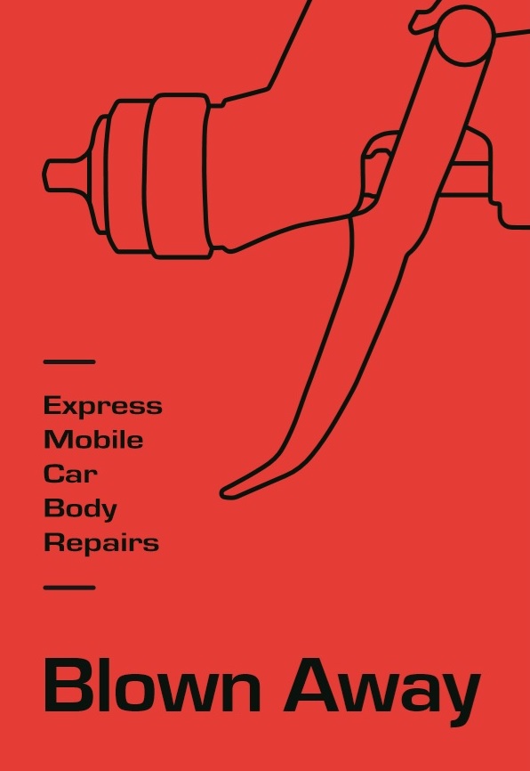 Blown Away mobile car body repairs logo